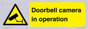 Doorbell camera in operation